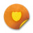 Orange sticker badges 164 Icon